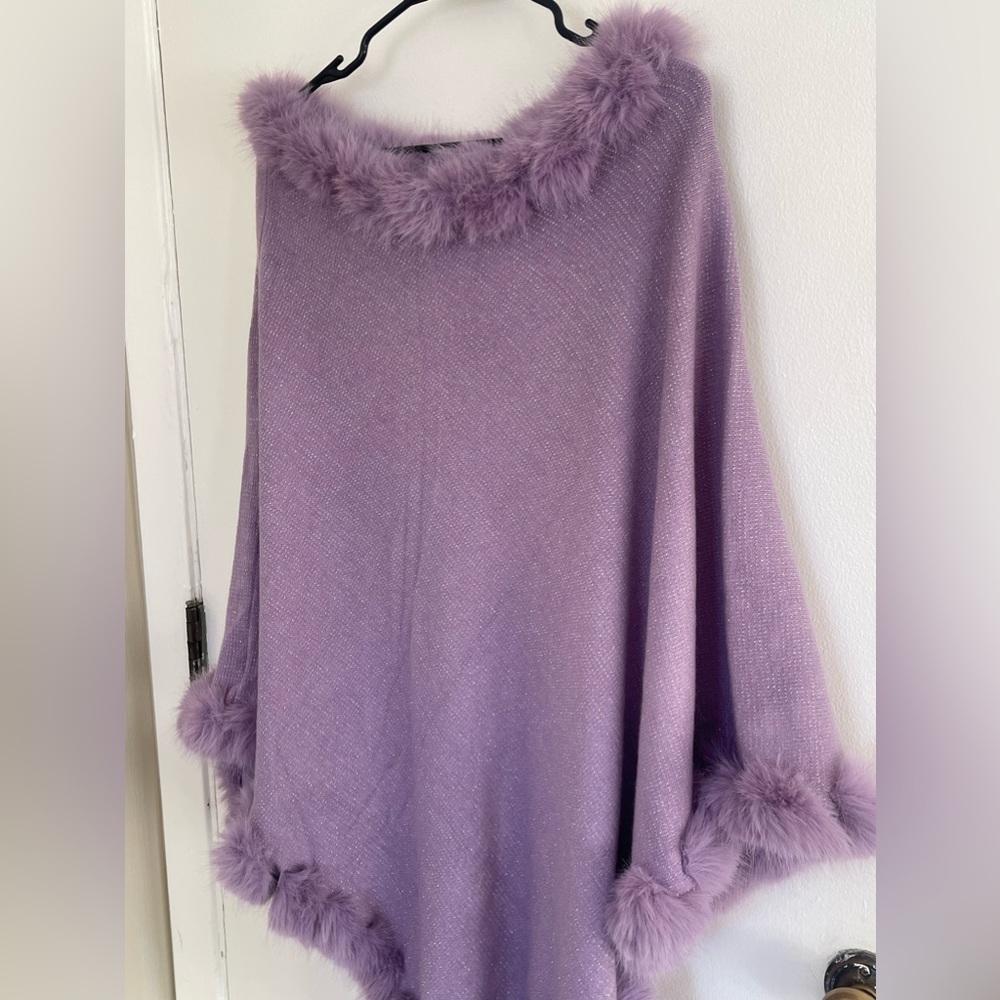 Fur poncho